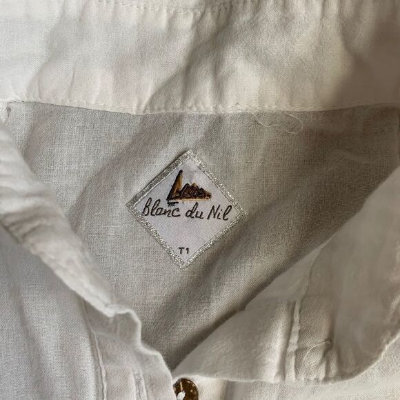 Like new Blanc Du Nil button down shirt - Picture 5 of 5